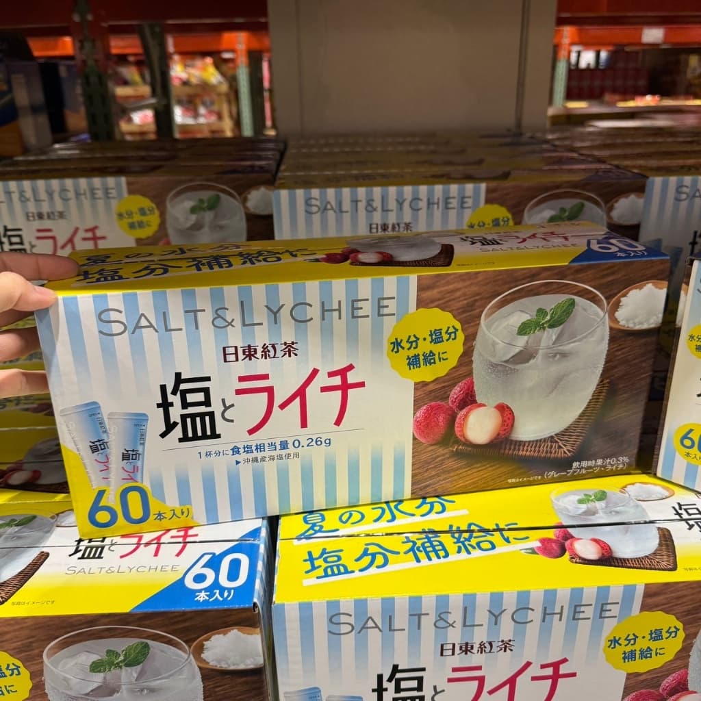 日東紅茶鹽荔枝果汁沖泡粉60入