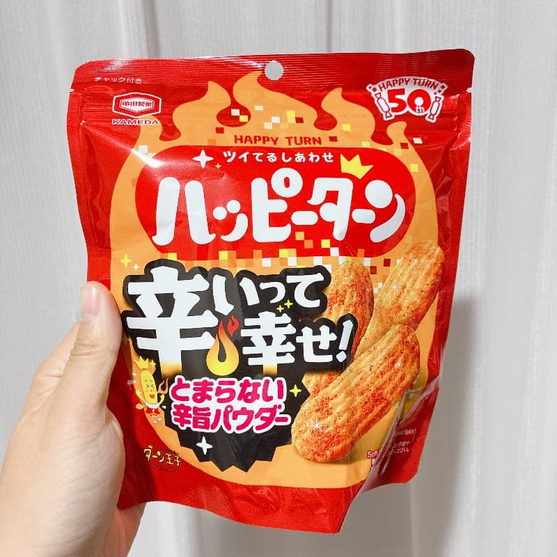 龜田製菓Happy Turn 辣餅乾